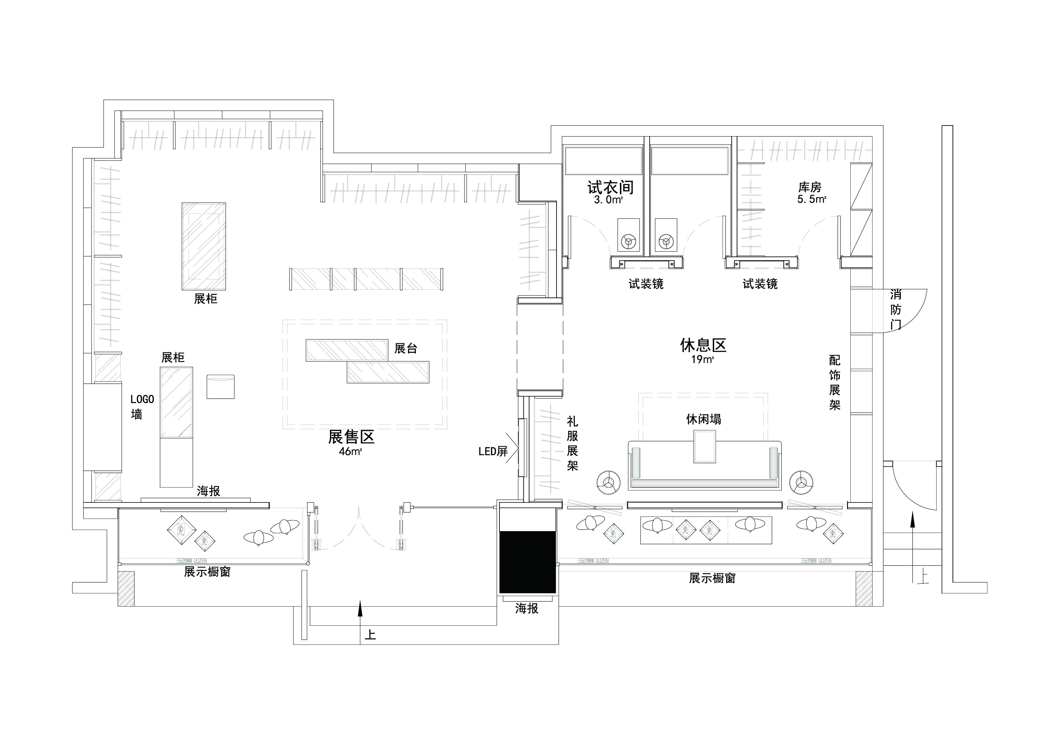 服装店橱窗设计展示